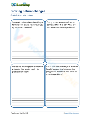 Slowing natural changes