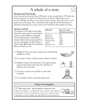 Grade 3 Sound Speed — Printable No-Prep Worksheet