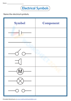 Name the electrical symbols