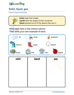Classifying States Of Matter: Solid, Liquid, And Gas