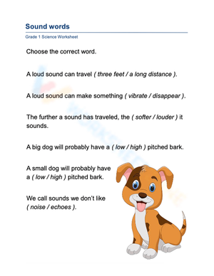 Exploring Sound Words