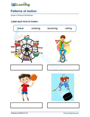 Patterns of motion - Label