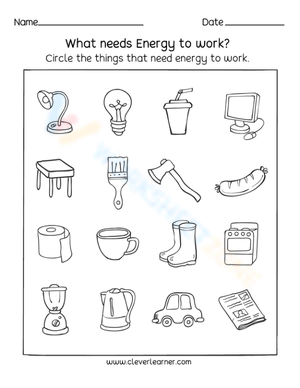 What Needs Energy to Work?