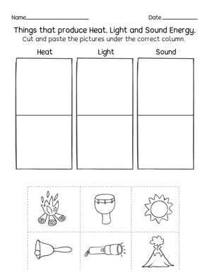 Identify Objects Producing Energy