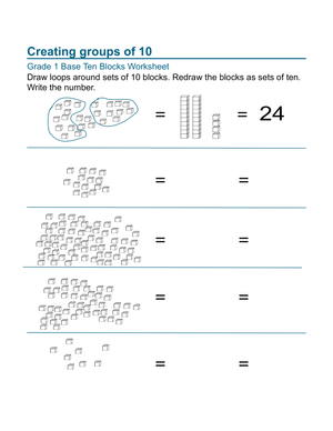 Creating Groups of 10: Part 1
