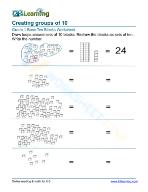 Creating Groups of 10: Part 1