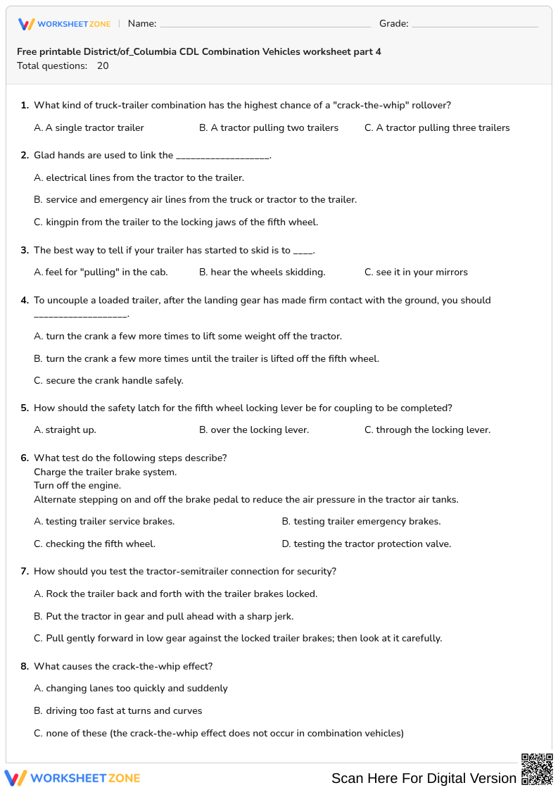 Free printable District/of_Columbia CDL Combination Vehicles worksheet part 4