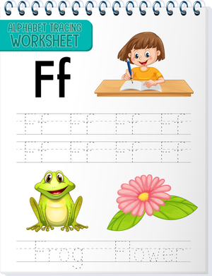 Letter F Tracing Worksheet | Essential Grade K Printable