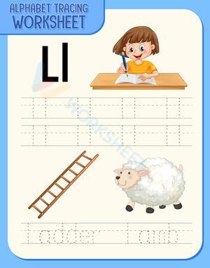 Letter L Tracing Worksheet | Essential Kindergarten ELA