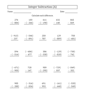 Sharpen Your 3-Digit Subtraction Skills
