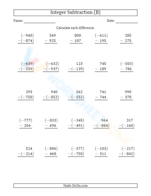 Enhance 3-Digit Subtraction Abilities