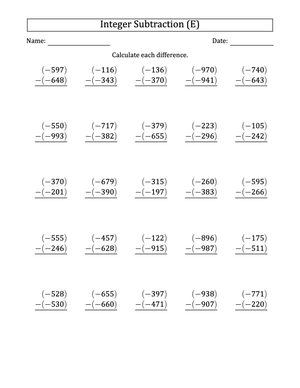 Skillfully Handling 3-Digit Negative Subtraction