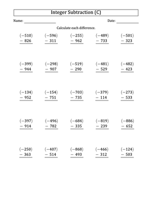 Mastering Negative to Positive Subtraction