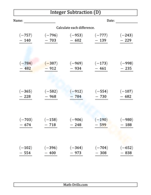Improving with Negative-Positive Subtraction