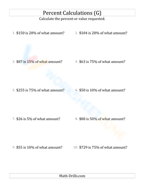 Calculate original amount including currency and whole numbers (17)