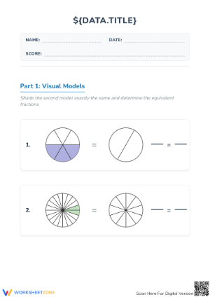 Essential Equivalent Fractions Worksheet | Grade 4 Math