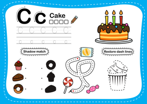 Letter C Tracing Worksheet | Printable PreK-K ELA