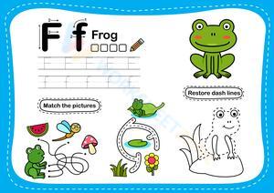 Alphabet Tracing - Letter F