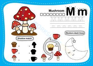 Alphabet Tracing - Letter M