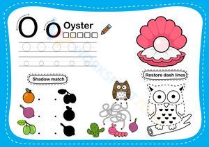 Alphabet Tracing - Letter O