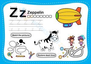Alphabet Tracing - Letter Z