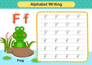 Alphabet Writing F Worksheet | Essential Grade K Practice