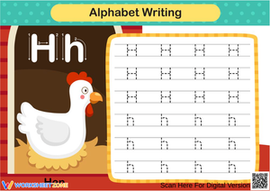 Alphabet Tracing – Learn to Write Hh