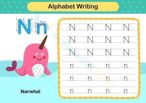 Alphabet Writing - N