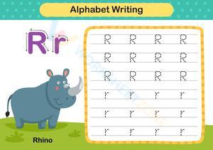 Alphabet Writing – Learn to Write R