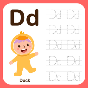 Letter D Tracing Worksheet | Essential Kindergarten ELA