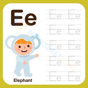 Letter E