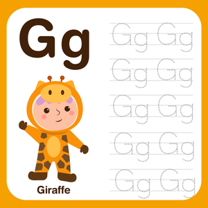 Grade K Letter G Tracing — Printable No-Prep Worksheet