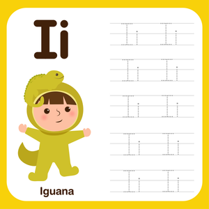 Letter I Tracing Worksheet | Essential Kindergarten ELA