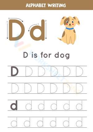 Alphabet Writing - D