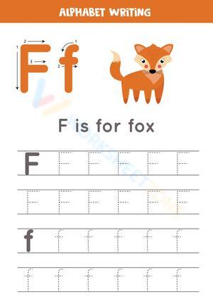 Alphabet Writing - F