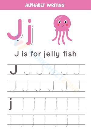 Alphabet Writing - J