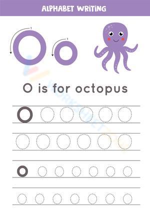 Alphabet Writing - O