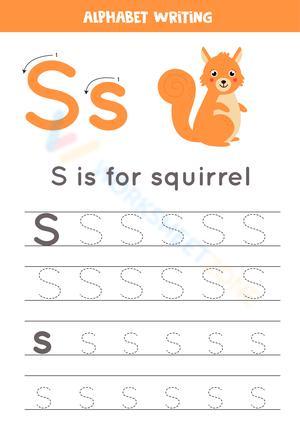 Alphabet Writing - S