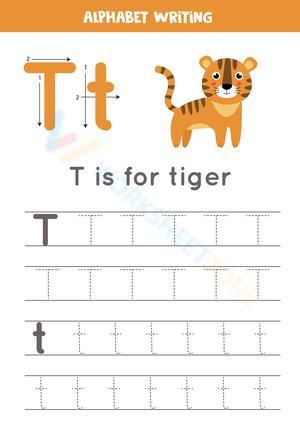 Alphabet Writing - T