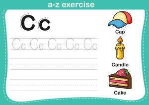Printable Letter C Tracing Worksheet | Grade K ELA