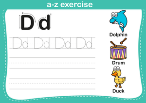 Letter D Tracing Worksheet | Essential Grade K-1