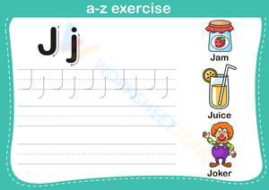 Letter J – Preschool Alphabet Writing 