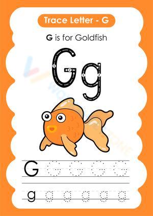 Letter G tracing