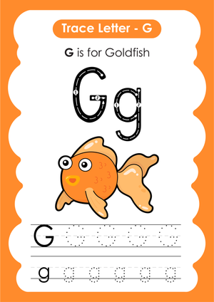 Letter G Tracing Worksheet | Essential Grade K ELA