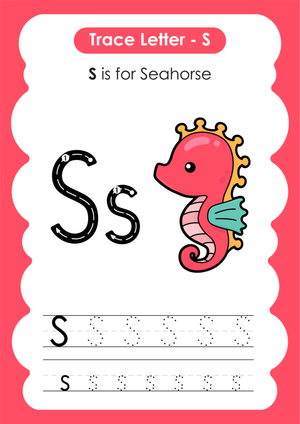 Printable Letter S Tracing Worksheet | Kindergarten ELA