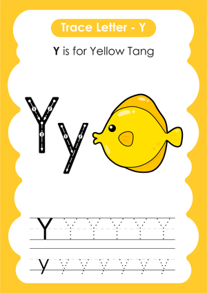 Letter Y Tracing Worksheet | Essential Grade K Practice