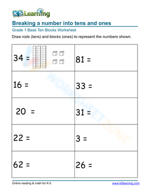 Breaking Numbers: Practice Worksheet