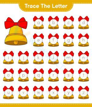 Trace the letter - Bell theme