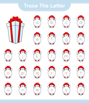 Grade K Alphabet Tracing — Printable No-Prep Worksheet
