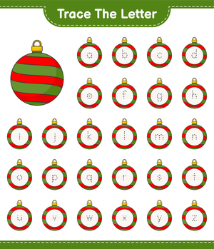 Christmas Letter Tracing Worksheet | Essential Grade K